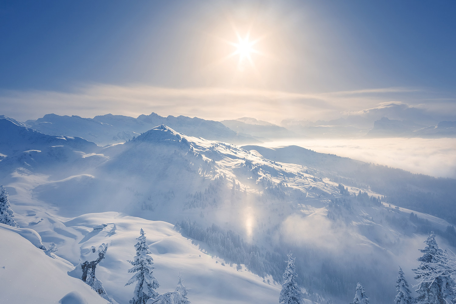 Wetter in den Skigebieten